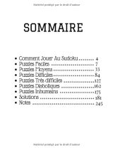 1000 SUDOKU Adulte - Facile à Difficile + 72 Diaboliques - 22 Inhumains - 248 pages Format 21,5 x 28 cm