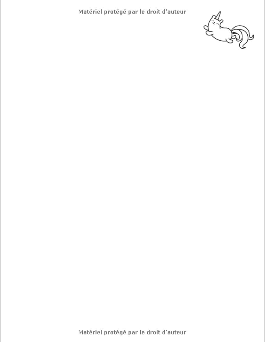 Carnet de dessin Licorne arc-en-ciel - carnet de croquis pour les enfants - 110 pages format A4