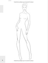 Mes Croquis de Mode : Cahier de dessin pour créateur de mode adulte adolescent 180 créations - 9 silouhettes différentes - 130 pages Format A4