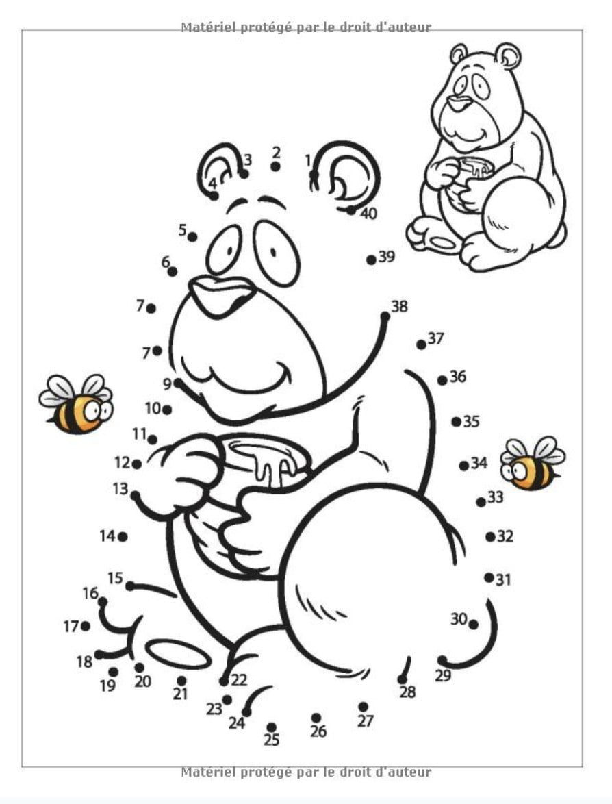 Point Par Point livre pour enfants : 60 Animaux a dessiner puis a colorier - 64 pages Format A4