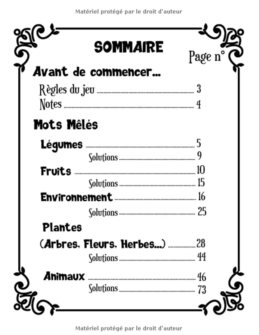 Mots Cachés Nature & Animaux pour enfants - Mots Mêlés - Bloc de jeux dès 7 ans - 75 pages Format a4