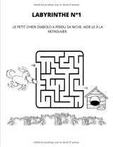 39 labyrinthes pour enfants dès 5 ans - Livre de jeu broché format A4 - 41 pages