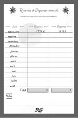 Kakeibo Journal de Compte : Agenda pour tenir son budget mois par mois - Format 15.24 x 22.86 cm (59 pages)