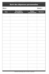 Carnet de compte familial pour gérer son budget hebdomadaire et mensuel - 100 pages - 15 x 22cm