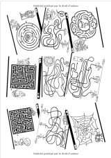 Labyrinthes enfants : Cahier d'activités dès 4 ans - 87 page Format A4