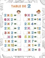 CAHIER DE CALCUL Multiplications Divisions CE2 CM1 CM2 : 100 pages Format A4
