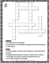 Mots Croisés Gros Caractères : Cahier de mots croisés adultes et seniors - 40 grilles de Mots croisés avec solutions - 108 pages Format A4