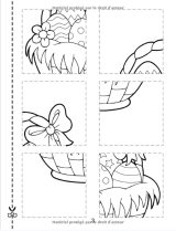 Pâques Découpe Colle et Colorie : pour enfant de 3 4 5 ans - 102 pages - Format A4