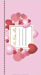 Chéquier des amoureux : carnet de bons cadeau à remplir - 40 pages format 10x20 cm