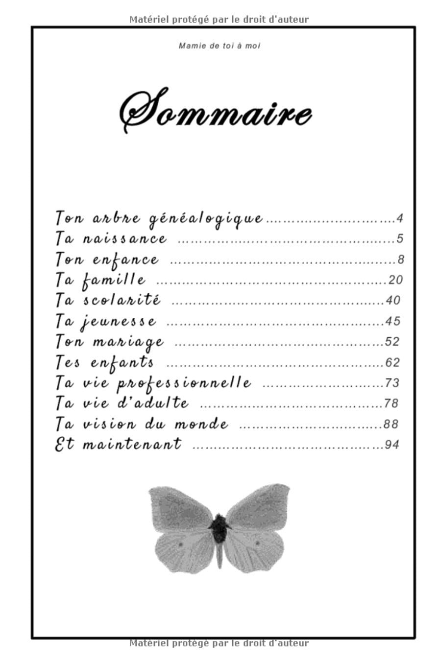 Mamie de toi à moi - Raconte moi ton histoire : Un cadeau d'amour pour votre Grand-Mère | 116 pages format 15 x 22 cm