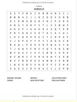 Animaux Mots Mêlés : Mots cachés Adultes sur les Animaux (avec Solutions) - Découvrez plus de 500 espèces animales - 51 pages Format A4