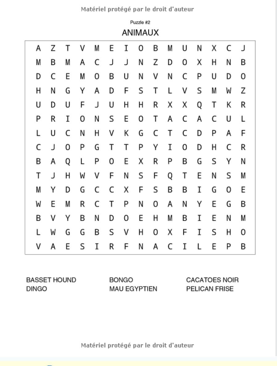 Animaux Mots Mêlés : Mots cachés Adultes sur les Animaux (avec Solutions) - Découvrez plus de 500 espèces animales - 51 pages Format A4