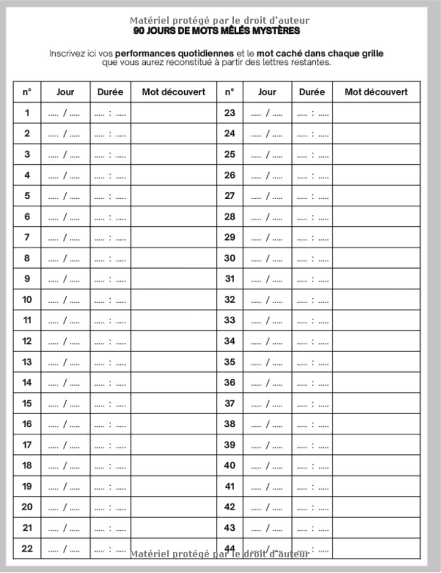Mots Mêlés Mystères Gros Caractères : Grand livre de jeux de mots quotidiens - 108 pages Format A4