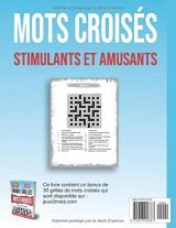 100 mots croisés gros caractères adultes force 2 et 3 : Stimulant, amusant et anti-stress - 114 pages Format A4