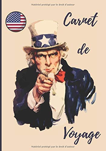 CARNET DE VOYAGE à remplir- thème USA : 160 pages format 18 x 25 cm