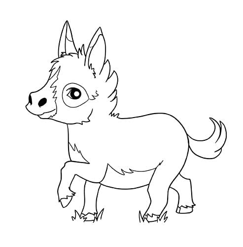 Animaux de la ferme livre de coloriage : Pour les enfants de 4 à 8 ans - 64 pages Format 21,5 x 21,5 cm