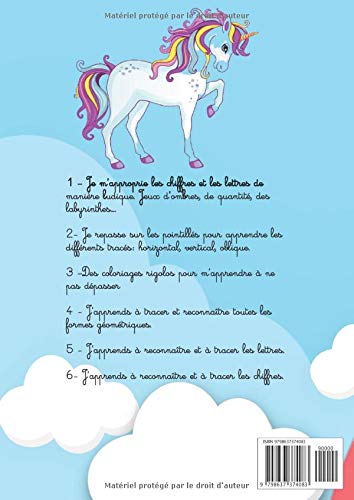 Cahier d'activités - j'apprends à la maison - jeux, labyrinthes, écritures, logique - Maternelle 3-5 ans - 109 pages Format A4