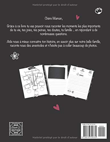 Maman Dis-nous tout sur toi ! Pour que Maman raconte son histoire - 77 pages format 21,5 x 28 cm