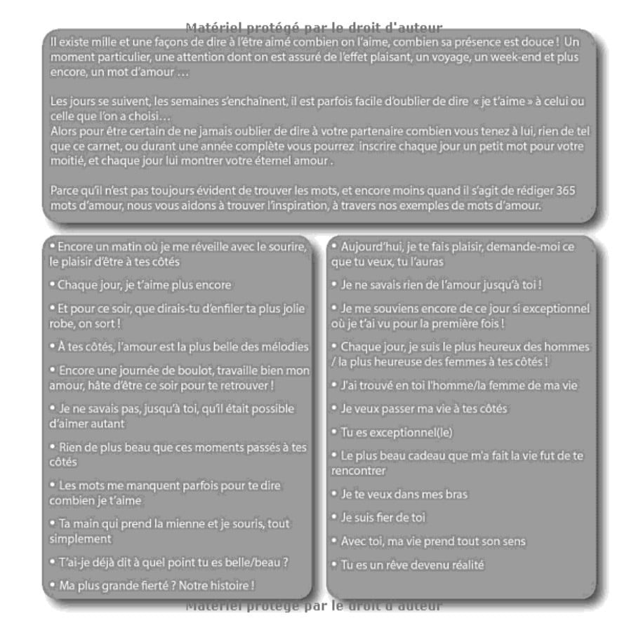 Livre à Compléter Chaque Jours Avec Son ou Sa Chéri(e) | Un Cadeau Unique, Original Et Personnel - 95 pages Format 21,5 x 21,5 cm