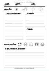 Carnet de Voyage Camping-car : Journal de bord, 108 pages - 18x25 cm