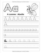 Cahier d'écriture Maternelles & Cp : Apprendre a écrire des lettres et des chiffres, tracer, dessiner - 106 pages Format A4