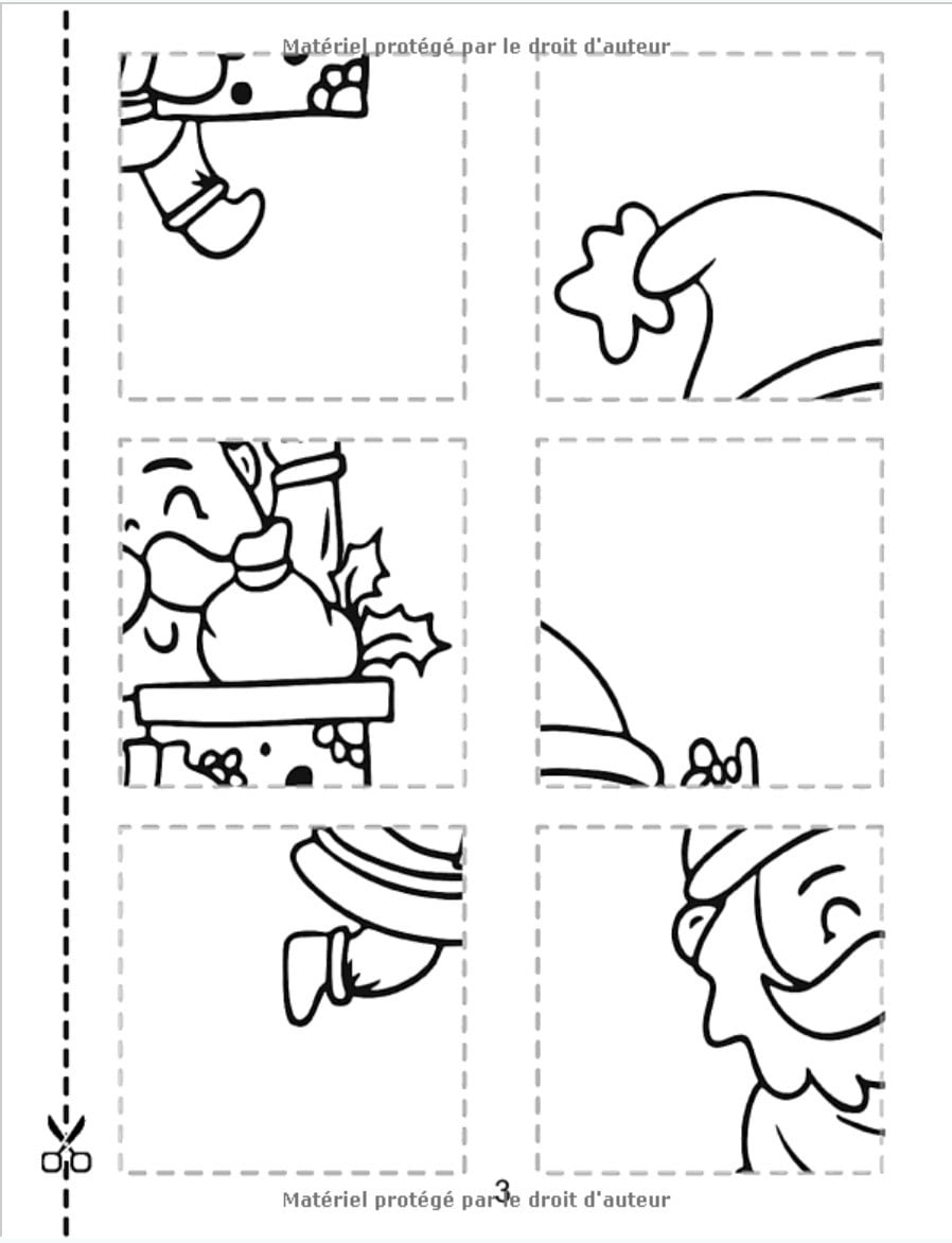 Noël Découpe Colle et Colorie : Livre de coloriage pour enfant de 3 ans et plus | Cahier d'activités pour apprendre à découper, coller, colorier - 122 pages Format A4