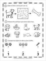 LIVRE DE JEUX MAXI FORMAT pour enfants de 4 à 6 ans - 200 activités - 95 pages - Format A4