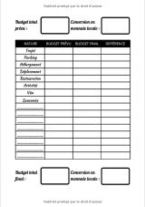 Carnet de voyage à remplir : 160 pages format 18x25 cm