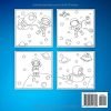 Livre de Coloriage de L'espace Pour Enfants - 30 Pages de Coloriage de Planètes, D'astronautes - 60 pages Format 21,5 x 21,5 cm