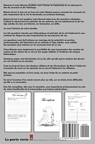 Mamie Raconte moi ton histoire: Un cadeau d’amour pour votre Grand-mère | 116 pages format 15 x 22 cm