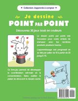 Je dessine point par point - de 1 à 70 - Apprentissage progressif des nombres - 40 pages Format A4