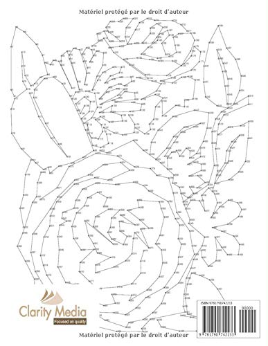 Jeux de points à relier relaxants pour les adultes : plus de 30 énigmes stimulantes et apaisantes pour soulager le stress - 63 pages Format A4