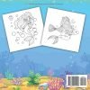 Livre de coloriage Sirène pour les enfants de 4 5 6 7 8 ans - 62 pages Format 21,5 x 21,5cm