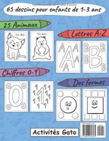 Livre de Coloriage enfant 2-3 ans : Apprendre les lettres et chiffres - 110 pages Format 21,5 x 28 cm