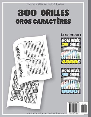 Grand livre d'activités adultes : 300 Jeux de Mots Mêlés et Sudokus. Livre de Loisirs Créatifs - 119 pages Format A4