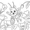 Livre à colorier de Pâques : Panier de Pâques et livres pour les enfants de 4 à 8 ans - 63 pages Format 21,5 x 21,5 cm