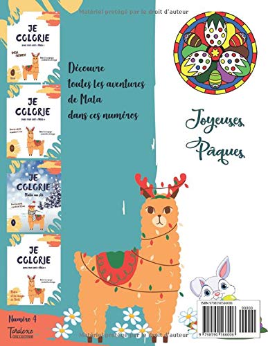 Livre coloriage Pâques - 62 pages de coloriage - A partir de 4 ans - Format A4