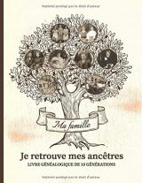Livre de généalogique - pour partir à la recherche de l'histoire de sa famille - 149 pages - Format A4