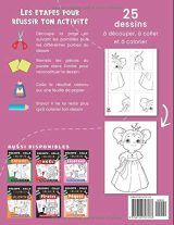 Cahier de découpage Princesse - pour enfant de 3 4 5 ans - 102 pages Format A4