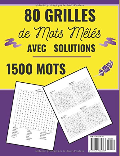 Mots Mêlés Gros Caractères : Carnet de Mots Cachés - Adultes - 102 pages Format A4