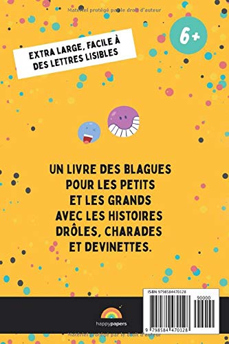 BLAGUES POUR LES ENFANTS - Apprendre à lire par le jeu pour les garçons et les filles à partir de 6 ans : 62 pages Format 15 x 22 Cm