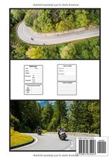 Road trip en moto : Carnet pour les amateurs de balade à moto - 123 pages - 18x25 cm