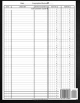 Livre Journal Recettes Dépenses - Format A4 - 106 pages