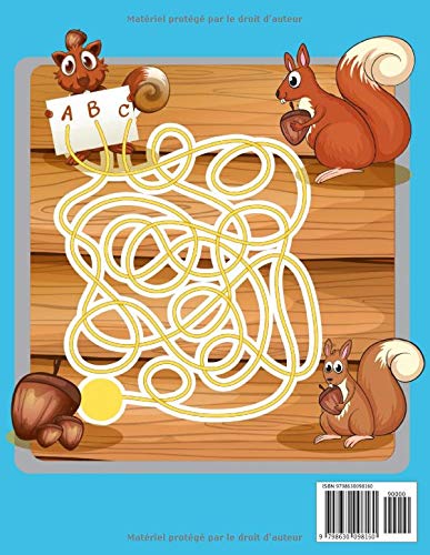 Livre de Jeux, Labyrinthe Dès 4 ans : livre de puzzles et activités pour les enfants - 100 pages Format A4