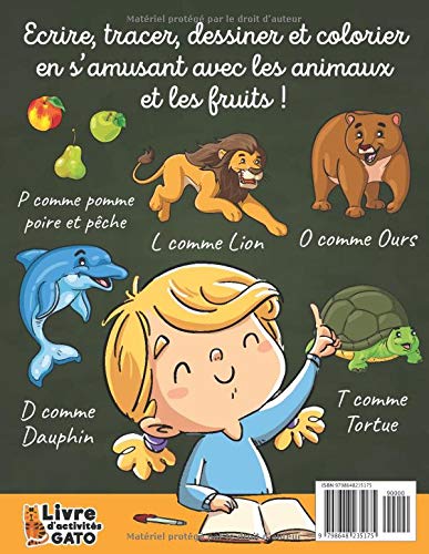 Cahier d'écriture Maternelles & Cp, Mon cahier d'activités et d'écriture - Apprenons a écrire des lettres et des chiffres, tracer, dessiner - 106 pages Format A4