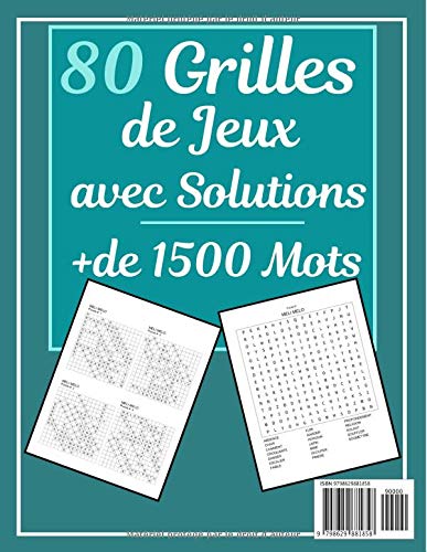 Mots Mêlés Gros Caractères - Carnet de Mots Cachés - Adultes : 80 Grilles + de 1500 Mots - Grand Format 21 x 29,7 cm - 102 pages