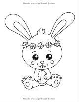 Livre de coloriage de Pâques de 1 à 4 ans - 142 pages - Format A4