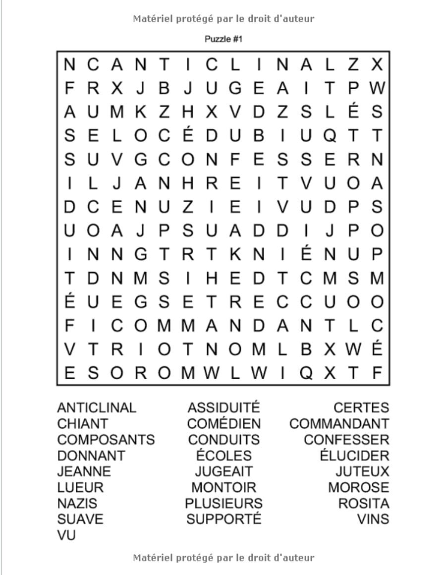 mots mêlés adultes : GROS CARACTÈRES +2500 MOTS CACHÉS - JEU DE 100 GRILLES AVEC SOLUTIONS - GRAND FORMAT 21,5 x 27,94 cm / 127 pages