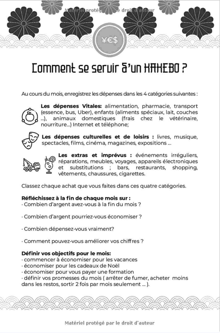 KAKEBO : Livre de gestion des comptes à remplir au quotidien pour tenir son budget et économiser - 103 pages Format 15 x 22 cm