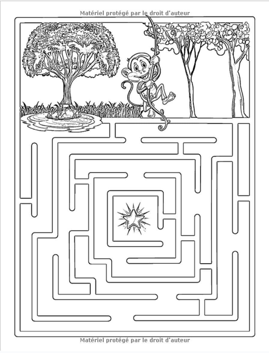 Labyrinthes pour les enfants, 4 ans et plus - livre de puzzles et activités pour les enfants - 100 pages - Format A4